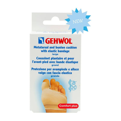 Gehwol Metatarsal and Bunion Cushion with Elastic Bandage - Medium