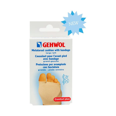 Cojín Metatarsal Gehwol con Vendaje - Izquierdo Mediano