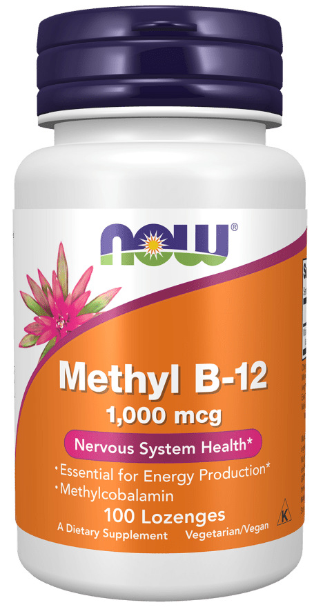 Pastillas Veganas de Metril B-12 Premium 1,000mcg