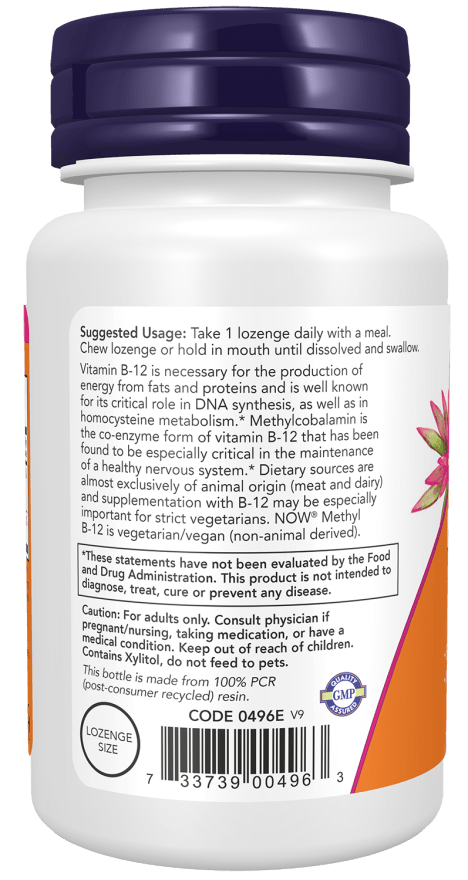 Vitamin B-12 (Methylcobalamin) – Essential Energy & Nervous System Support