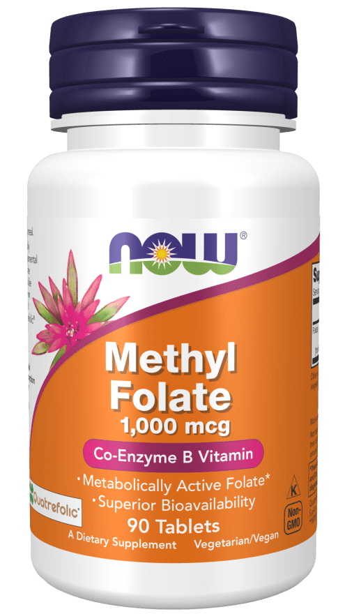 Folate Metílico Premium 1,000mcg - Bioavailability Superior