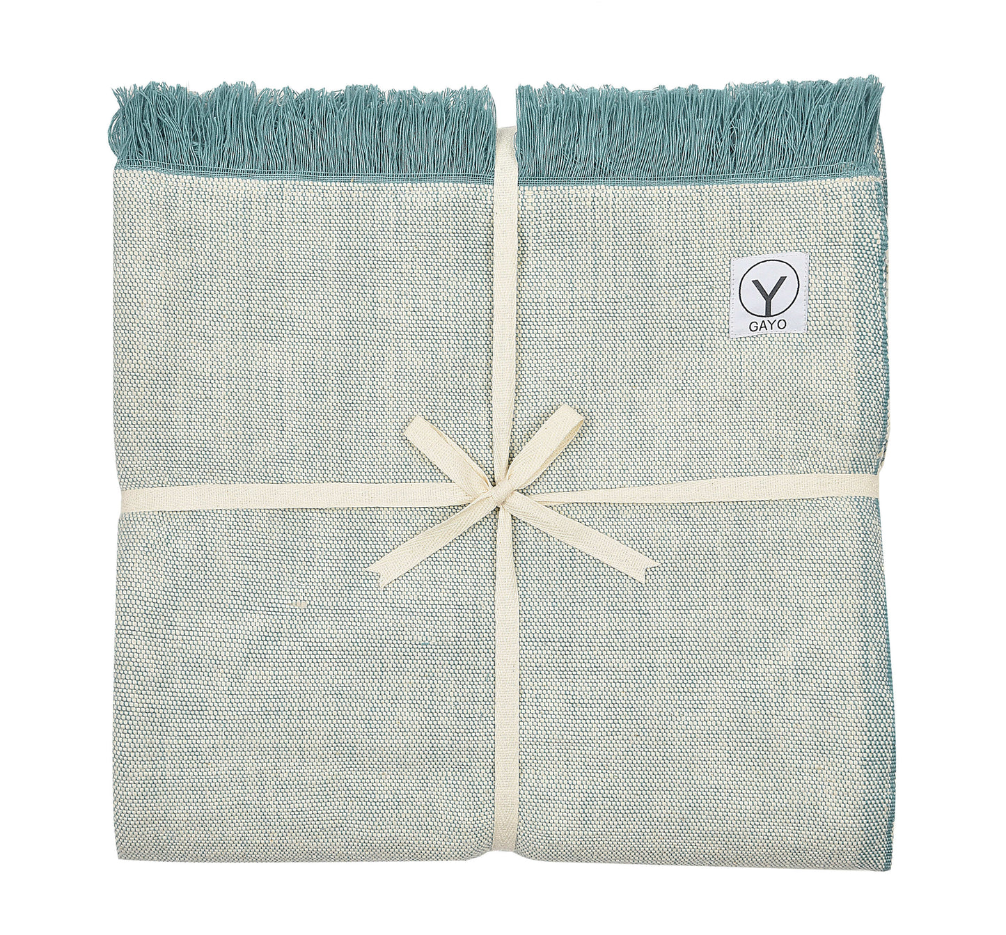 Sustainable Organic Cotton Yoga Blanket for Mindful Practices - Korvel