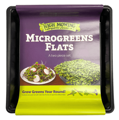 Microgreens Flats – Two-Piece Growing Trays (Food-Safe & Reusable) - Korvel