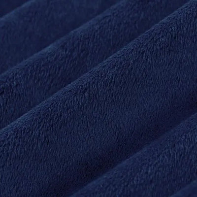 Tissu uni extra large Cuddle 3 bleu nuit