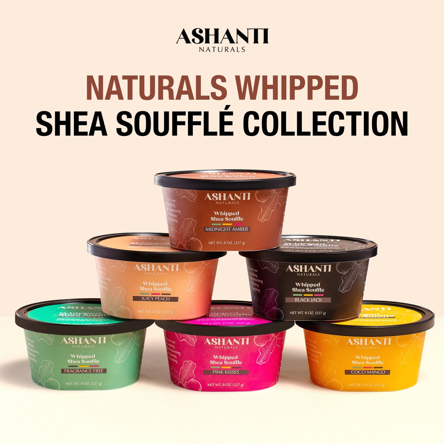 Ashanti Naturals Shea Souffle Midnight Amber