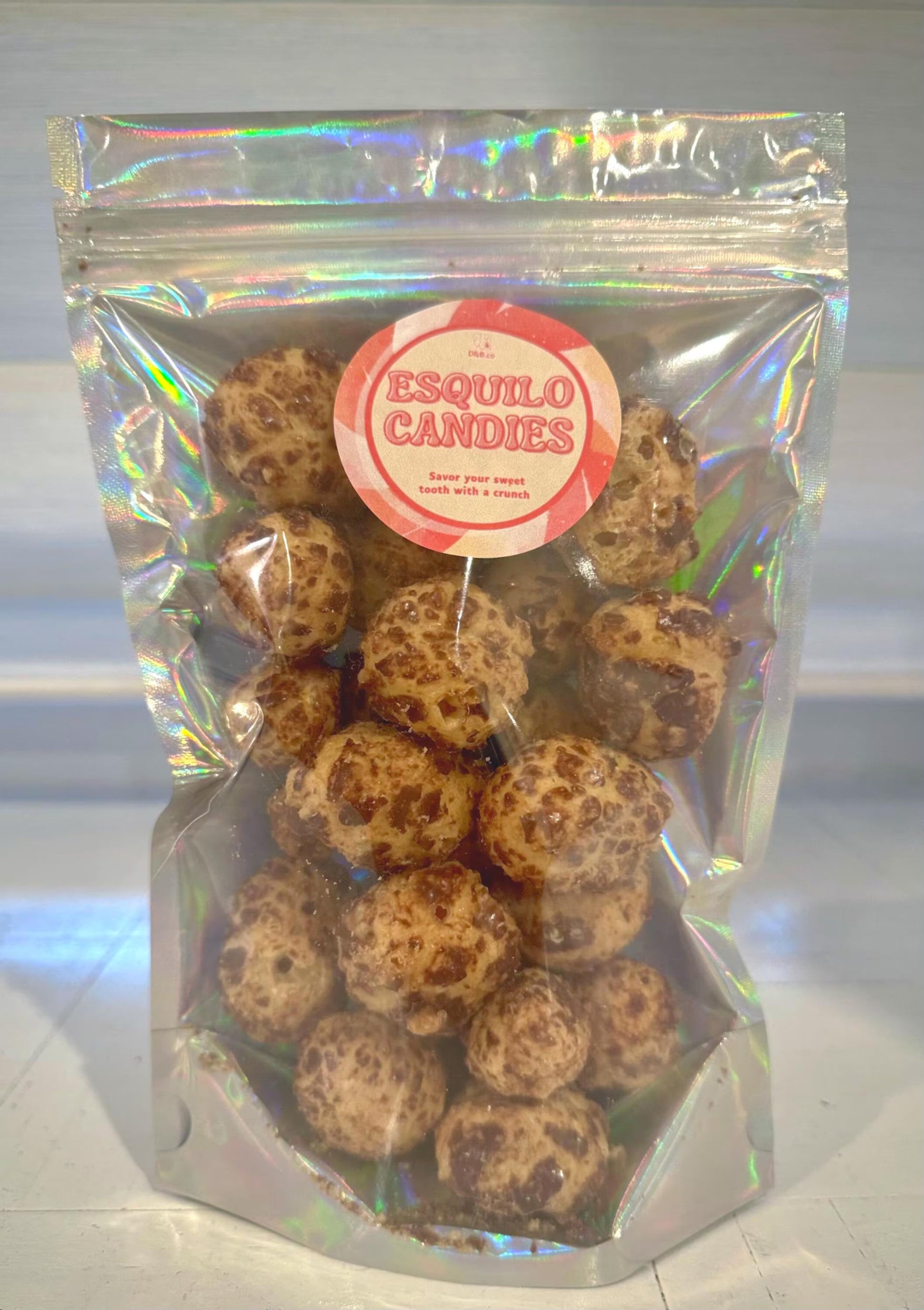Freeze-Dried Chocolate Caramel Puffs - Korvel