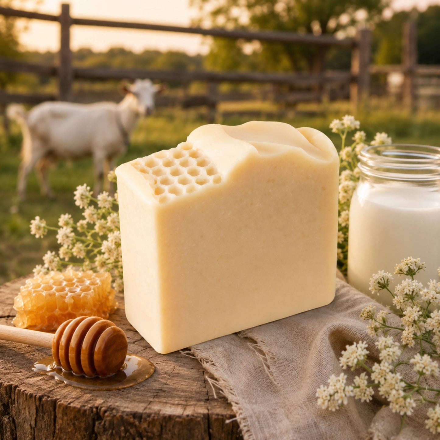 Gentle Milk & Honey Tallow Goat Milk Soap Bar - Fragrance Free