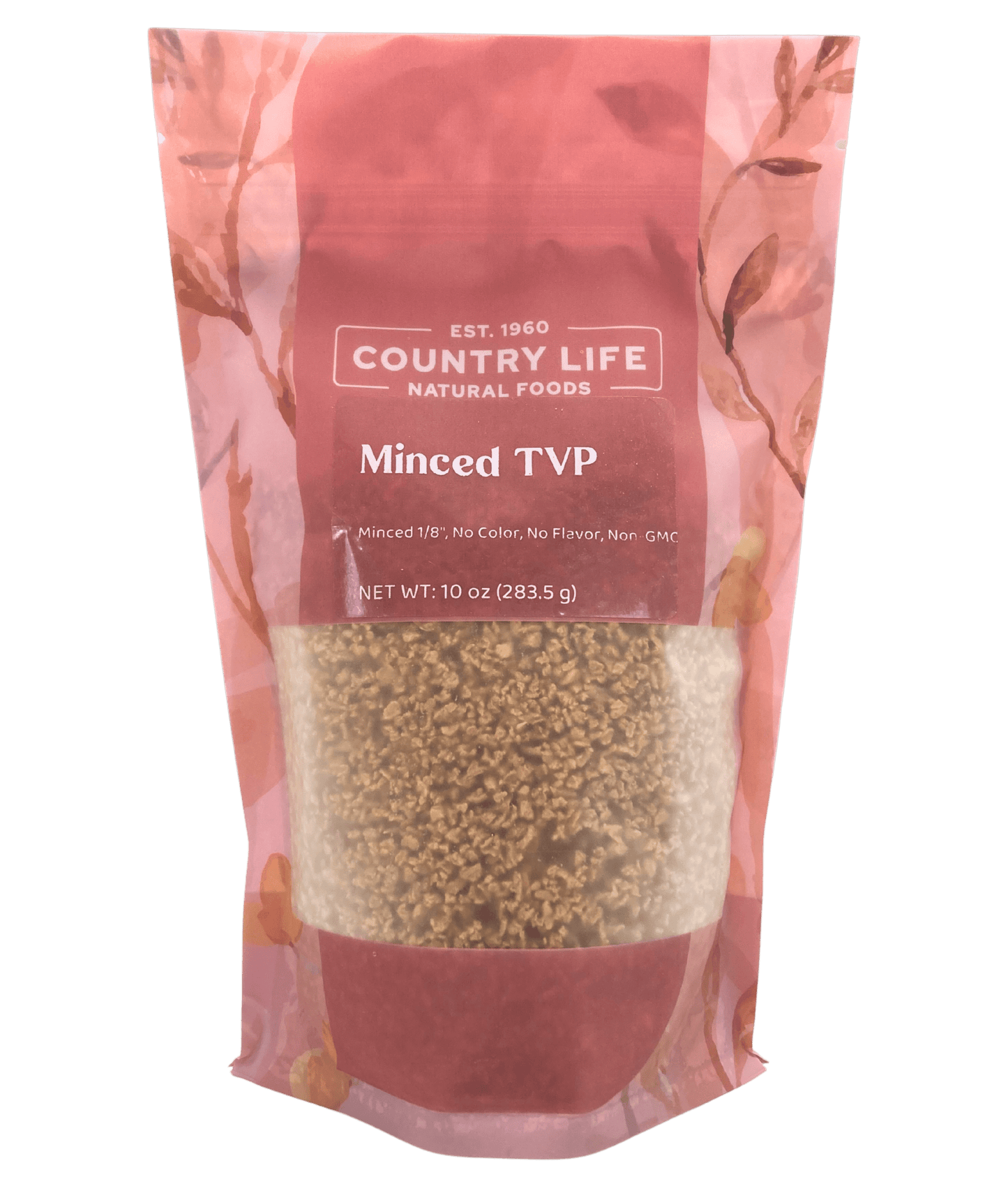 Non-GMO TVP Minced Soy Protein, 1/8" Pieces, No Additives - Korvel