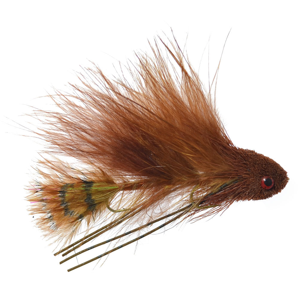 3 Pack Mini Sex Dungeon Streamer - Size 6 - Premium Articulated Flies for Trout, Bass, Steelhead, and Salmon - Korvel