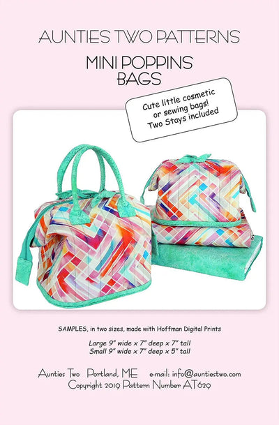 Mini Poppins Bags - Versatile Accessory Sewing Patterns
