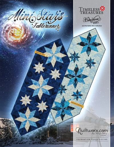 Mini Stars Table Runner Sewing Pattern