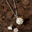 Boucles d'oreilles Mini Buttercup et collier floral Protea