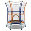 Mini trampolín para niños con red de seguridad - Naranja