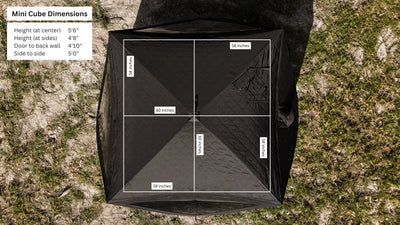Mini Cube Portable Sauna Tent for 2 People