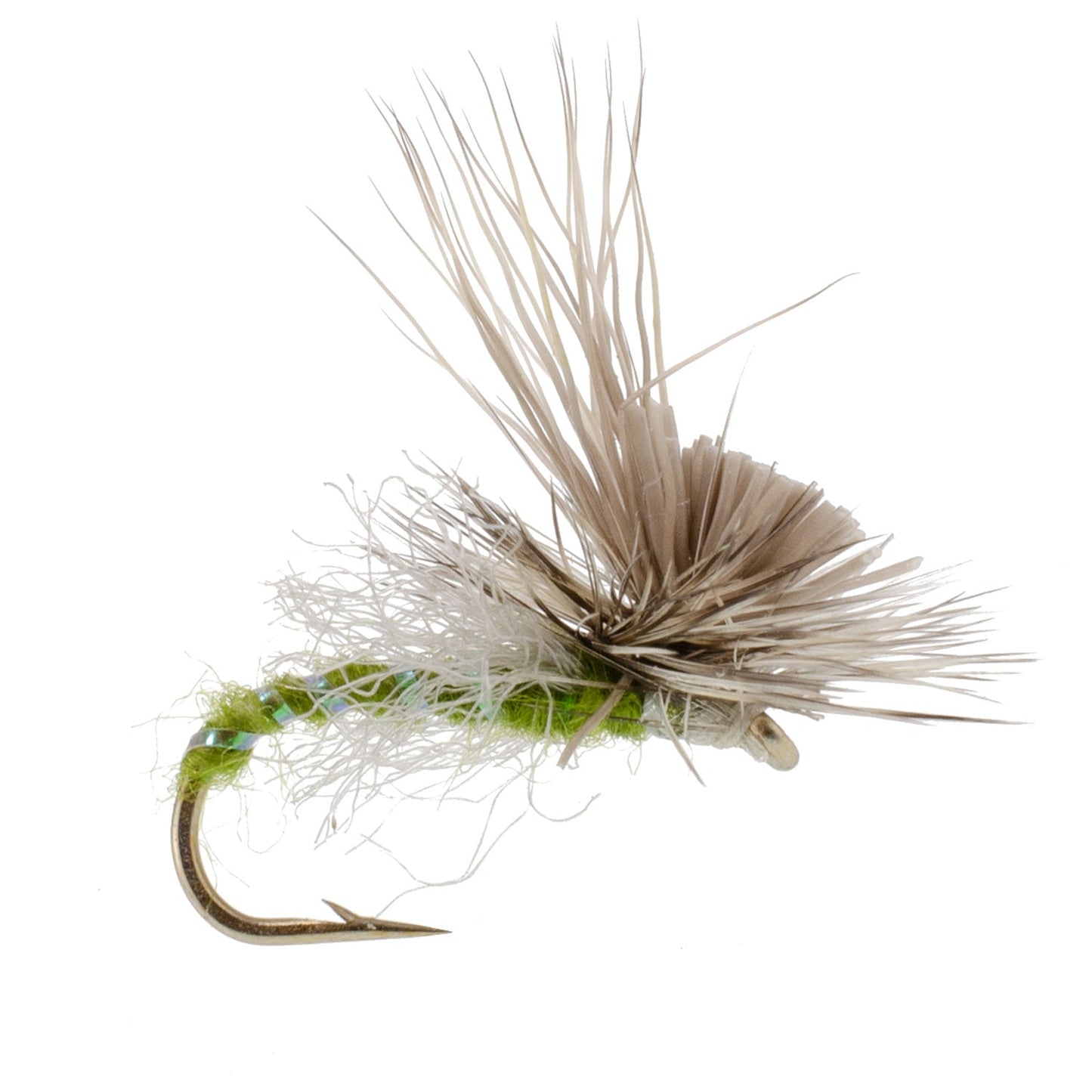 3 Pack Green Drake Missing Link Mayfly Flies - Size 12