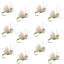 Mouches Caddis ou Éphémères Olive Missing Link - Taille 20 (Paquet de 12)