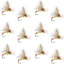Mouche Pierre de Lien Jaune Sally - 12 Mouches Taille de Crochet 14