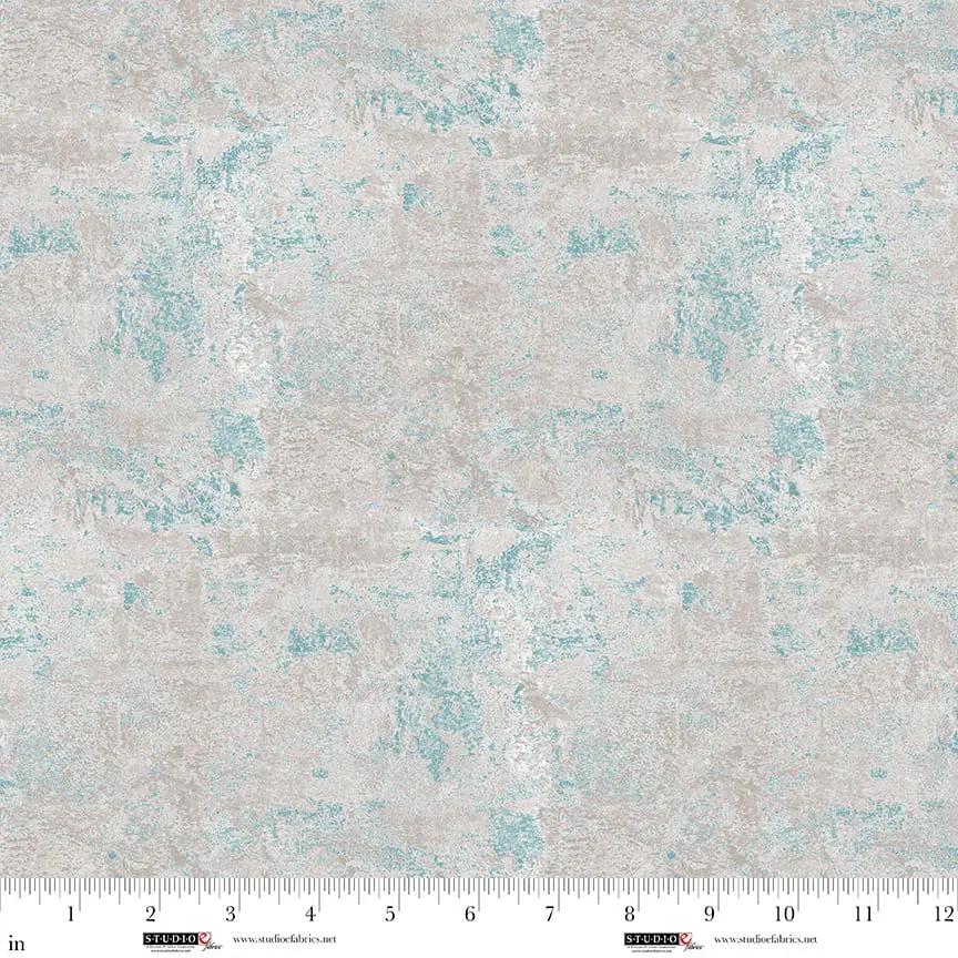 Tissu en coton Mist Concrete Out of the Woodwork - 44"/45" par yard
