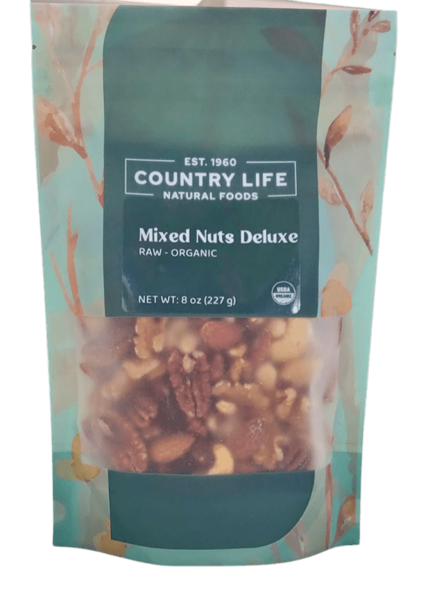 Organic Deluxe Mixed Nuts - Raw & Crunchy