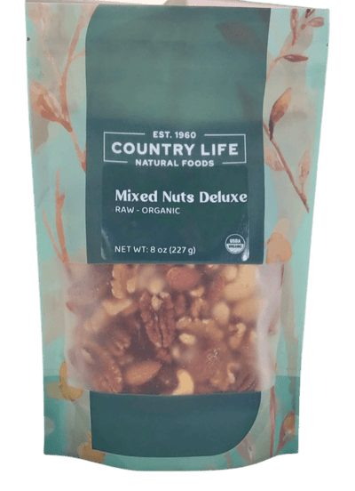Organic Deluxe Mixed Nuts - Raw & Crunchy