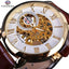 Men's Luxury Mechanical Watch with Leather Band