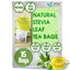 Stevia Leaf Tea Bags, 100% Natural & Pure Stevia leaves, Eco-Conscious Tea Bags, Stevia Herbal Tea. Stevia Leaf Tea. No Sugar, No Caffeine, No Gluten, Vegan - Korvel