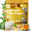 Bolsitas de té de jengibre premium, 100 % natural y puro, hechas de raíces de jengibre. Té de jengibre, infusión de jengibre. Sin azúcar, sin cafeína, sin gluten, vegano. 
