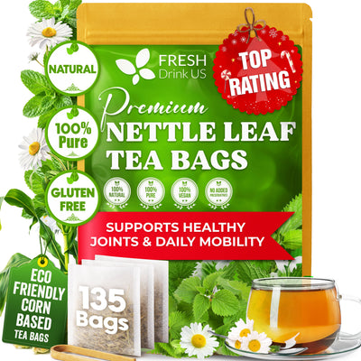 Premium Nettle Leaf Tea Bags - 100% Natural & Pure