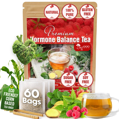 Té de apoyo natural para el ciclo menstrual y el equilibrio hormonal 