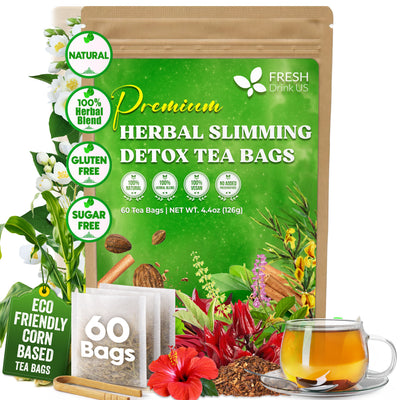 Caffeine-Free Herbal Tea with Chamomile, Hibiscus & Ginger