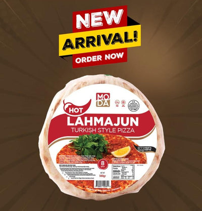 Hot & Spicy Beef Lahmajun - 7-inch Turkish Flatbread, 8 pcs