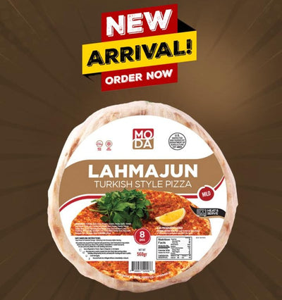 Moda Lahmajun – Mild Turkish Flatbread with Spiced Beef, 8 pcs