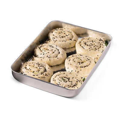 Börek de Moda Mom: mini pastel espiral con espinacas y queso, 150 g cada uno, 60 piezas