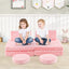 Conjunto de Sofá Modular para Niños - Brilla en la Oscuridad - Rosa