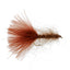 Pack de 3 mouches streamer en mohair brun taille 8