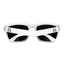 Lunettes de soleil Monaco en blanc/noir