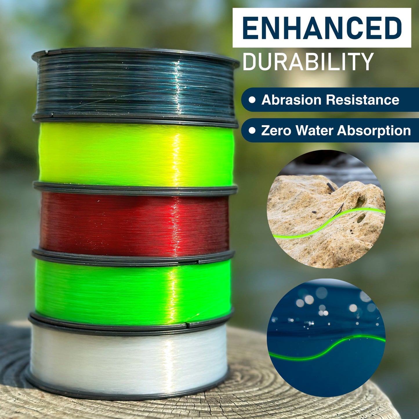 Premium Monofilament Fishing Line - 350 Yards of Strength
