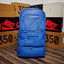 Royal Blue Leather Laptop Backpack (XL Design)