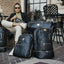 Black Monogram Leather Patented Carry-On Backpack