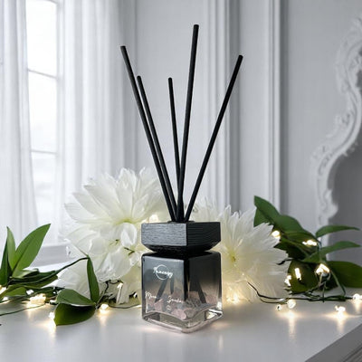 Enchanting Moonlight Garden Crystal-Infused Reed Diffuser, 3oz/100ml - Korvel
