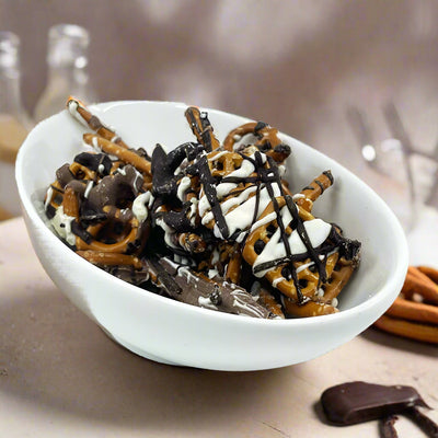 Moose Crunch Assorted Chocolate Pretzels