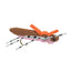 Moorish Grasshopper Fly - Brown & Pink Foam Body - 1 Dozen Size 10 - Korvel