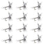 Classic Mosquito Dry Fly Fishing Flies - 1 Dozen Size 16 - Korvel