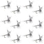 Premium Barbless Mosquito Dry Flies for Trout - 1 Dozen Size 18 - Korvel