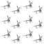 Barbless Mosquito Classic Trout Dry Fly Fishing 1 Dozen Flies - Hook Size 14