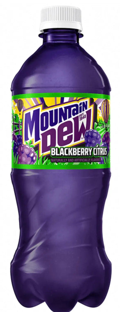 Mountain Dew Soda à la Mûre et au Citron - Boisson Gazeuse Unique aux Baies et Agrumes