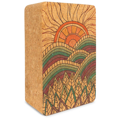 Eco-Friendly Cork Yoga Block for Enhanced Stability - Korvel