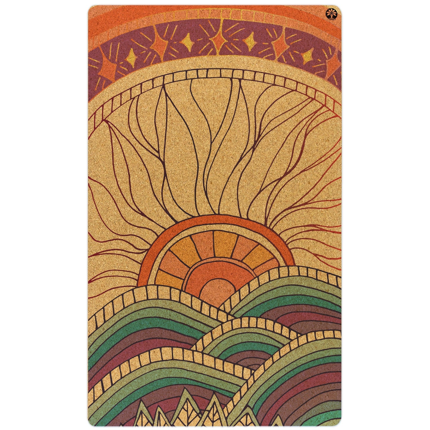 Nomad XL Eco-Friendly Cork Yoga Mat - Ultimate Comfort & Space - Korvel