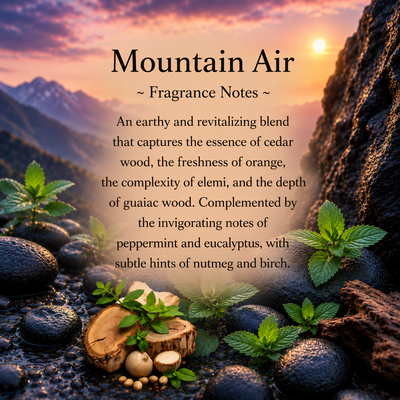 Mountain Air Crystal-Infused Car Diffuser - 8ml