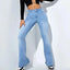 Women's High Waist Slim-fit Stretch Trousers